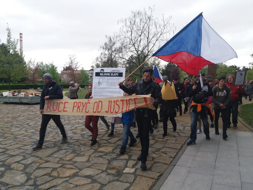 I v Plzni se demonstrovalo za nezávislost justice
