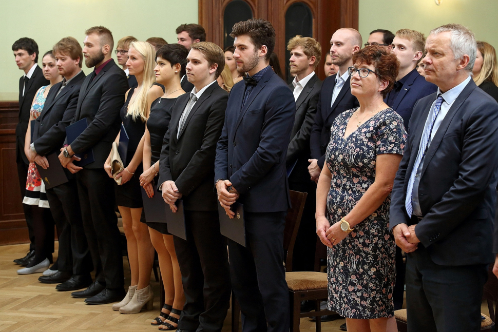 Studenti plzeňských veřejných vysokých škol převzali stipendia